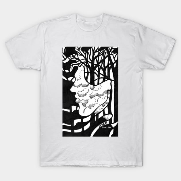 'Portrait of a Dreamer' T-Shirt by jerrykirk